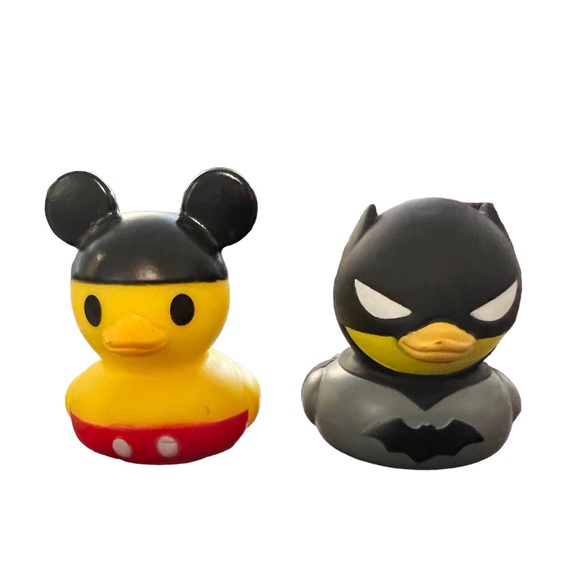 Toys Batman And Mickey Mouse Rubber Duckies Poshmark